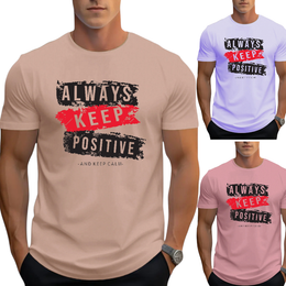 T-SHIRT Always Keep Positive cotton point προσφορά 8,90€