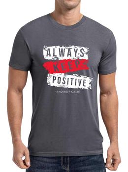 T-SHIRT Always Keep Positive cotton point προσφορά 8,90€