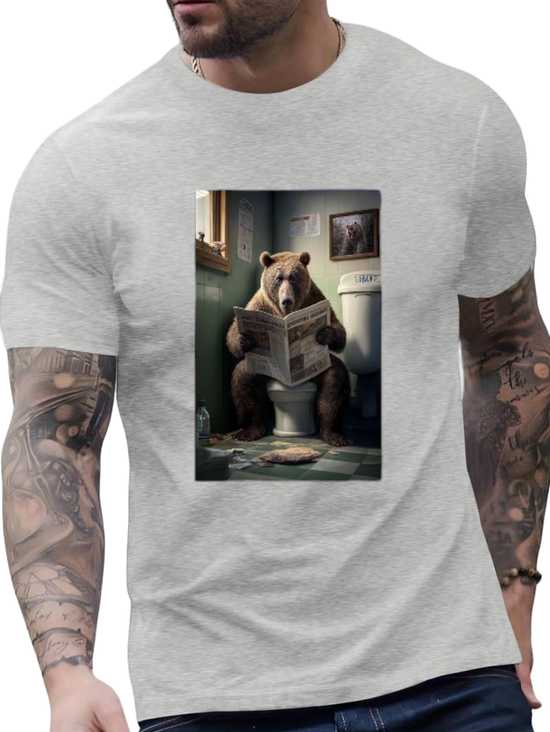 T-SHIRT Bear WC cotton point προσφορά 8,90€