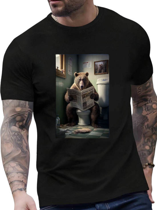 T-SHIRT Bear WC cotton point προσφορά 8,90€