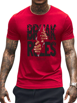 T-SHIRT Break Rules cotton point προσφορά 8,90€