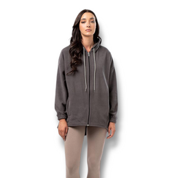 Ζακέτα fleece μακρυά ασύμμετρη Body Move προσφορά 15,90€