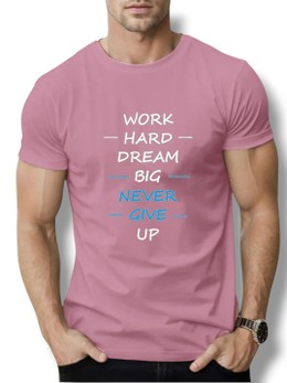 T-SHIRT Work Hard cotton point προσφορά 8,90€