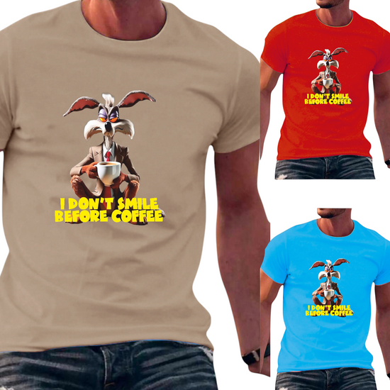 T-SHIRT I don't smile cotton point προσφορά 8,90€