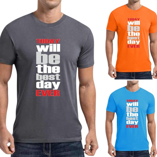 T-SHIRT best day ever cotton point προσφορά 8,90€