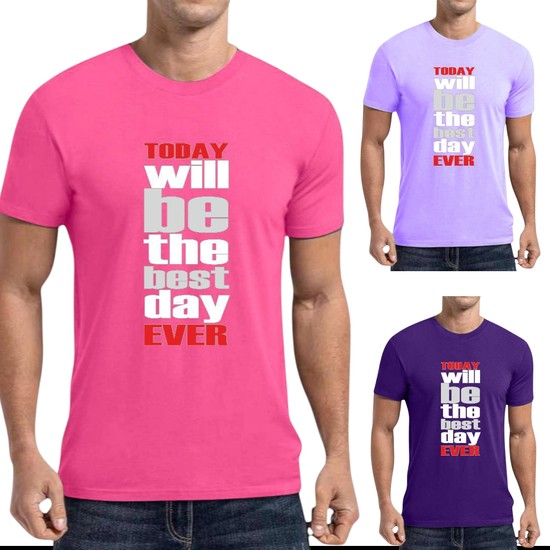 T-SHIRT best day ever cotton point προσφορά 8,90€