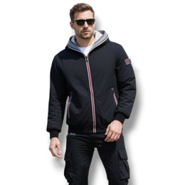 Ανδρικό Μπουφάν Bomber Double Face DISPLAY Προσφορά 26,90€