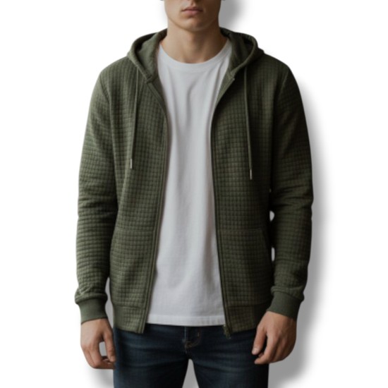 Ανδρική Ζακέτα Μπουφάν Gandy Καπιτονέ Με Γούνα Εσωτερικά Και Κουκούλα Προσφορά 24,90€