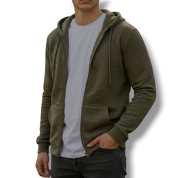 Ανδρική Ζακέτα Μπουφάν Gandy Καπιτονέ Με Γούνα Εσωτερικά Και Κουκούλα Προσφορά 24,90€