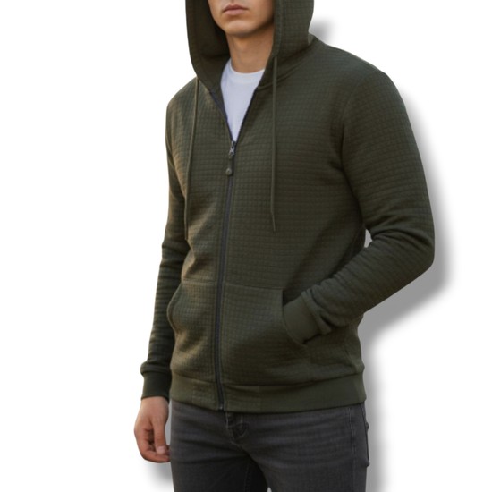 Ανδρική Ζακέτα Μπουφάν Gandy Καπιτονέ Με Γούνα Εσωτερικά Και Κουκούλα Προσφορά 24,90€