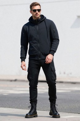 Ανδρικό Μπουφάν Bomber DSPLAY Αδιάβροχο με Επένδυση Γούνας Προσφορά 35,00€