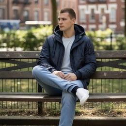 Ανδρικό Μπουφάν Bomber DSPLAY Αδιάβροχο με Επένδυση Γούνας Προσφορά 35,00€