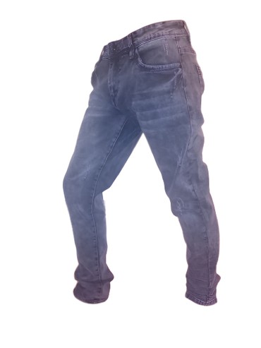 Ανδρικό Παντελόνι τζιν True Man ελαστικό Denim μαύρο / κωδ. TM-428