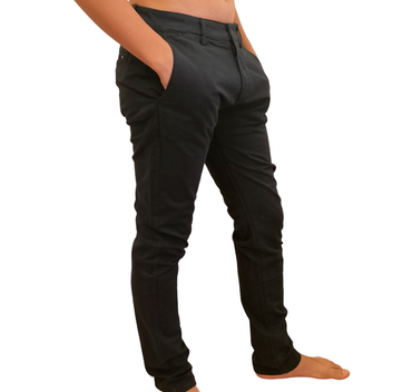 Ανδρικό παντελόνι Display chinos καπαρντίνα slim feet χειμερινή σε πέντε αποχρώσεις NT10