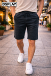 Ανδρική Βερμούδα Τζιν Dsplay χρώματος μαύρη   JA055