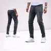 Ανδρικό Παντελόνι Τζιν Ελαστικο  Leggendario Μαύρο σε SLIM FEET Εφαρμογή  LGDR3325