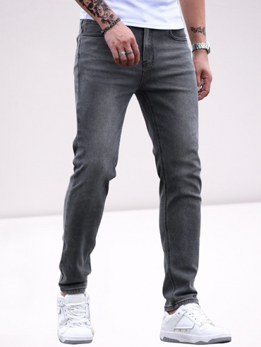 Ανδρικό Παντελόνι Τζιν Ελαστικο  Leggendario Μαύρο σε SLIM FEET Εφαρμογή  LGDR3325