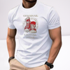 Ανδρικά t-shirt Cotton Point με τύπωμα σε 4 αποχρώσεις