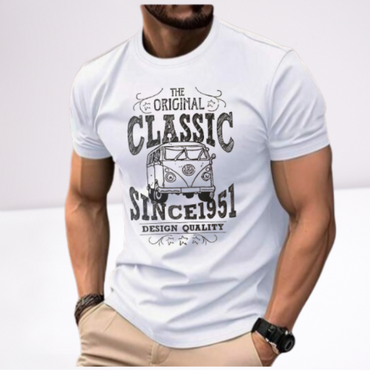 Ανδρικα t-shirt Cotton Point με τυπωμα σε 3 αποχρωσεις CLASIC VAGEN