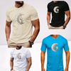 Ανδρικα t-shirt Cotton Point με τυπωμα σε 4 αποχρωσεις MOON