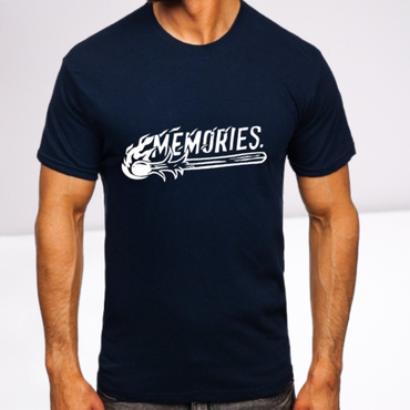 Ανδρικα t-shirt Cotton Point με τυπωμα σε 6 αποχρωσεις MEMORIES