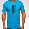 Ανδρικα t-shirt Cotton Point με τυπωμα σε 6  αποχρωσεις FREEDOM