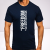 Ανδρικα t-shirt Cotton Point με τυπωμα σε 6  αποχρωσεις FREEDOM