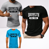 Ανδρικα t-shirt Cotton Point με τυπωμα σε 6 αποχρωσεις  BROOKLYN