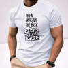 Ανδρικα t-shirt Cotton Point με τυπωμα σε 6 αποχρωσεις OUTSIDE