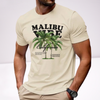 Ανδρικά t-shirt Cotton Point με τύπωμα σε 7 αποχρώσεις  MALIBU