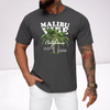 Ανδρικά t-shirt Cotton Point με τύπωμα σε 7 αποχρώσεις  MALIBU