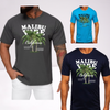 Ανδρικά t-shirt Cotton Point με τύπωμα σε 7 αποχρώσεις  MALIBU