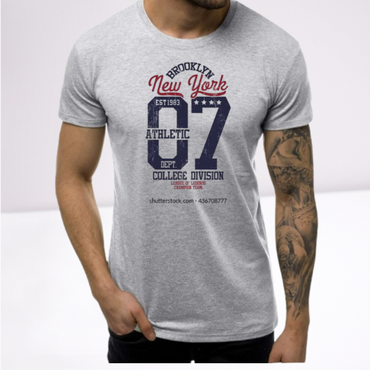 Ανδρικά t-shirt Cotton Point με τύπωμα σε 7 αποχρώσεις  NEW YORK