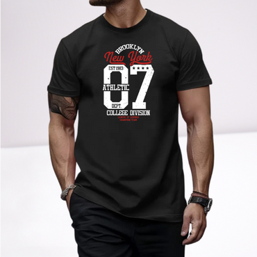 Ανδρικά t-shirt Cotton Point με τύπωμα σε 7 αποχρώσεις  NEW YORK