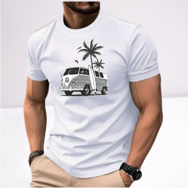 Ανδρικα t-shirt Cotton Point με τυπωμα σε 7 αποχρωσεις VW FOINIKAS