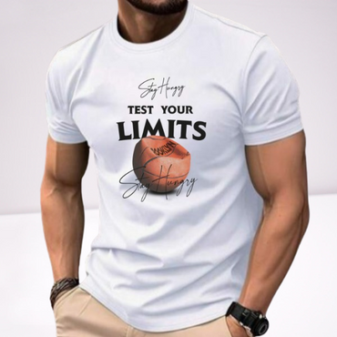 Ανδρικα t-shirt Cotton Point με τυπωμα σε 7 αποχρωσεις LIMITS