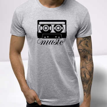 Ανδρικα t-shirt Cotton Point με τυπωμα σε 7 αποχρωσεις CASSETA