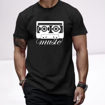 Ανδρικα t-shirt Cotton Point με τυπωμα σε 7 αποχρωσεις CASSETA