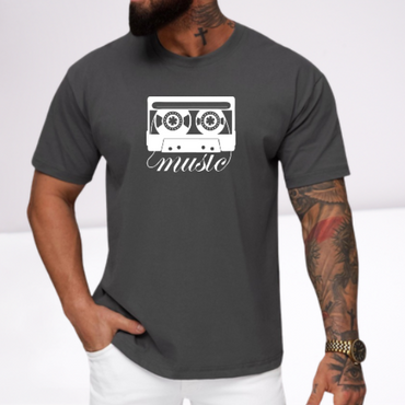 Ανδρικα t-shirt Cotton Point με τυπωμα σε 7 αποχρωσεις CASSETA