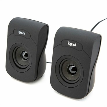 PC Speakers iggual IGG316993 Black 3 W